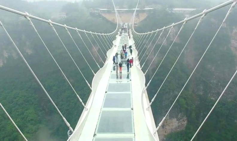 World's longest, highest glass bridge to open in China - Dynamite News