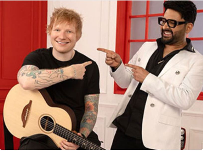 Singer Ed Sheeran & Comedian Kapil Sharma