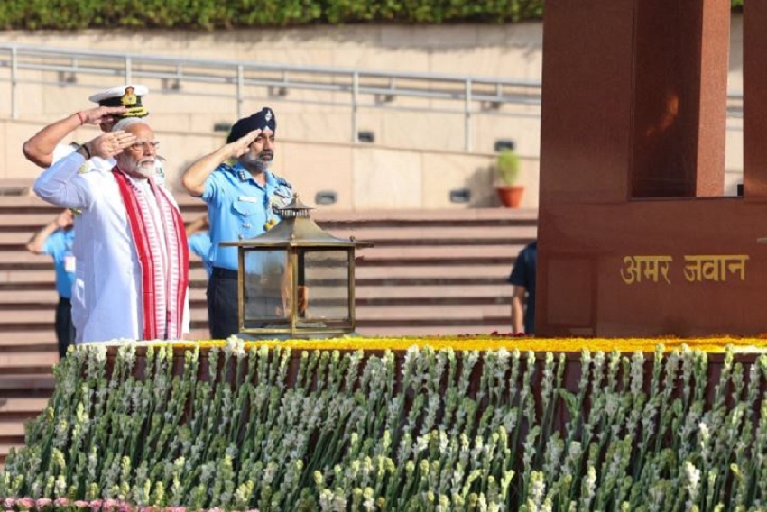 PM Modi at National War Memorial
