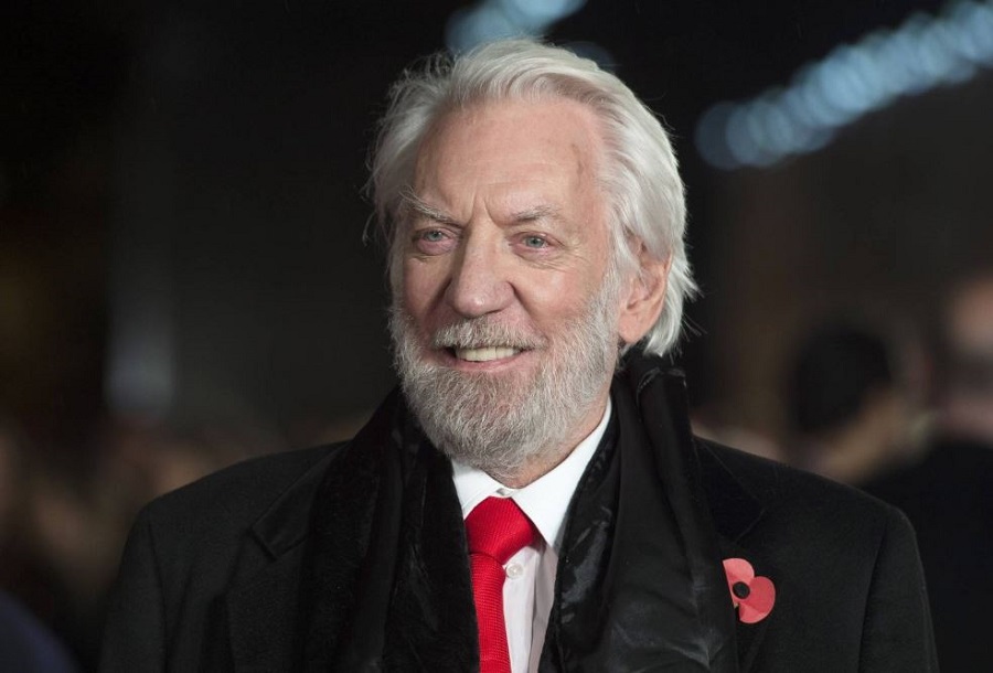 Famous Canadian actor Donald Sutherland